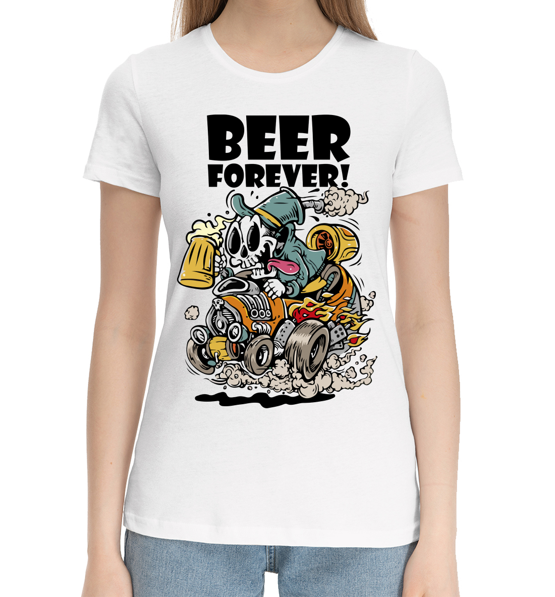 Хлопковая футболка Пиво PIV-887590-hfu-1