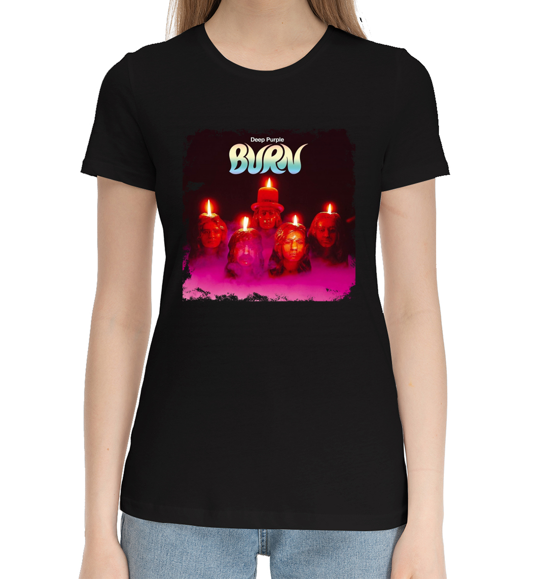 Хлопковая футболка Deep Purple PUR-648572-hfu-1