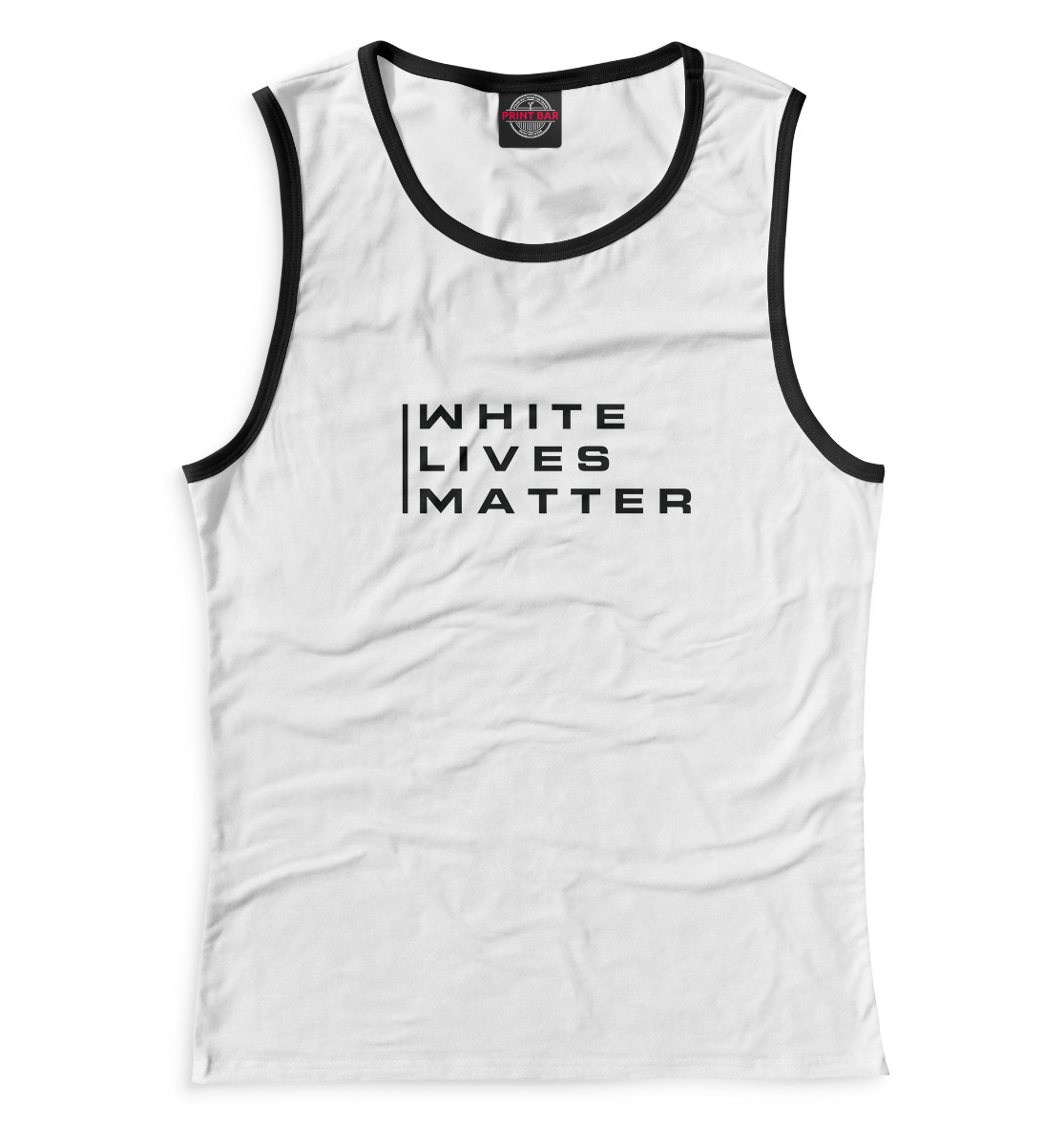 Женская Майка с надписью White lives matter, артикул NDP-493114-may-1mp
