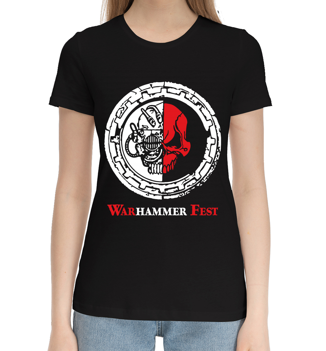 Хлопковая футболка Warhammer WHR-466476-hfu-1