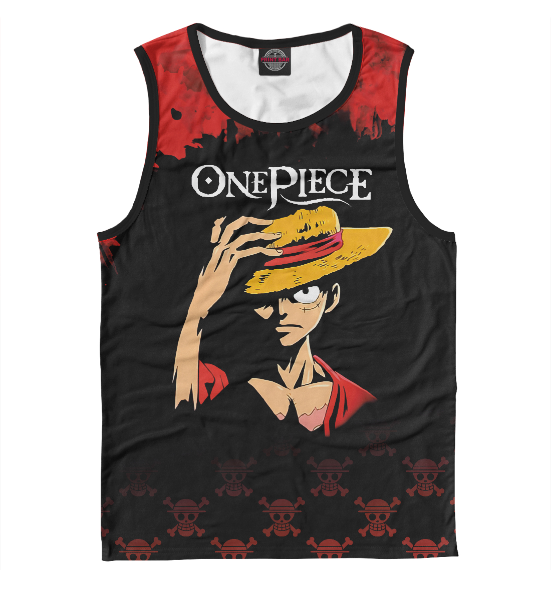 Детская Майка с принтом One Piece Большой куш для мальчиков, артикул ONP-565903-may-2mp