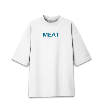 Мужская Хлопковая футболка оверсайз Кулинарные поединки Сомы