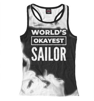 Женская Борцовка World's okayest Sailor