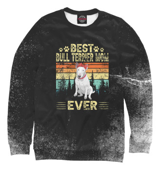 Женский Свитшот Vintage Best Bull Terrier