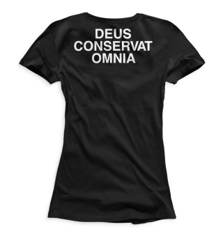 Женская футболка Серебренников – Deus Conservat Omnia