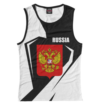 Майка для девочек Russia герб
