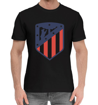 Мужская Хлопковая футболка Atletico Madrid