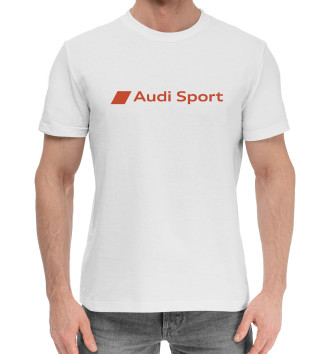 Мужская Хлопковая футболка Audi sport