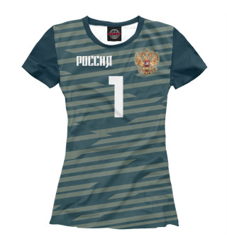 Женская футболка Номер 1 АКИНФЕЕВ. Надписи на русском!