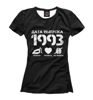 Женская футболка Дата выпуска 1993