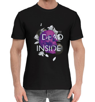 Мужская Хлопковая футболка Dead Inside