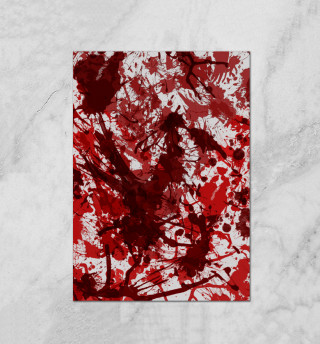 Плакат Кровь