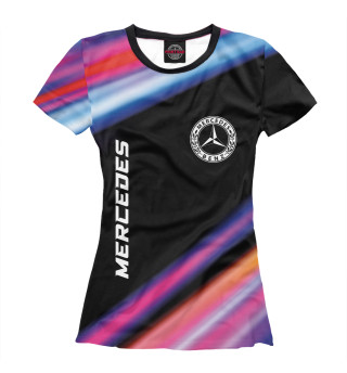 Женская футболка Mercedes Speed Lights
