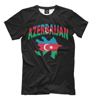 Мужская Футболка Азербайджан