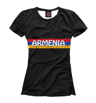 Женская Футболка Флаг Армении