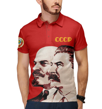 Мужское Поло Ленин - Сталин