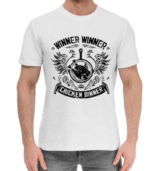 Мужская хлопковая футболка Winner Winner Chicken Dinner