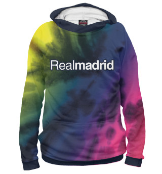 Мужское худи Реал Мадрид - Tie-Dye