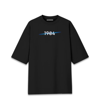 Мужская Хлопковая футболка оверсайз Год рождения 1984