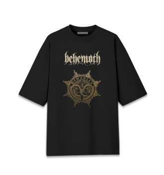 Женская Хлопковая футболка оверсайз Behemoth