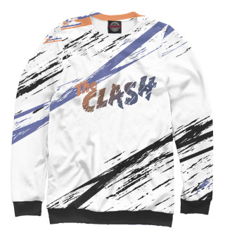 Мужской свитшот The clash (color logo)