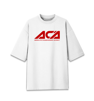 Женская Хлопковая футболка оверсайз ACA