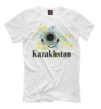 Мужская Футболка Яркий Казахстан
