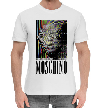 Мужская Хлопковая футболка Moschino