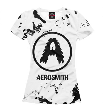 Женская Футболка Aerosmith Glitch Light (разводы)