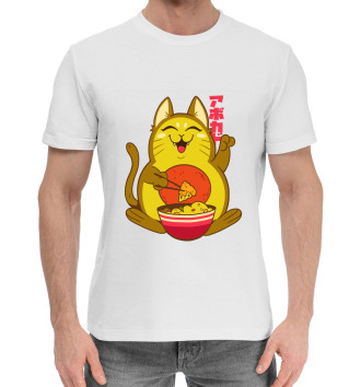 Мужская Хлопковая футболка Avocado Kitten