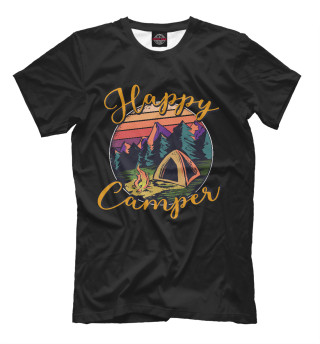 Мужская футболка Happy camper