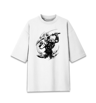 Мужская Хлопковая футболка оверсайз Juggernaut