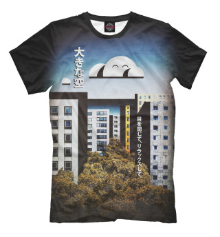 Мужская футболка Японский город