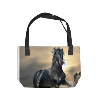 Пляжная сумка Чёрный конь