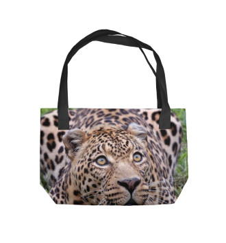 Пляжная сумка леопард