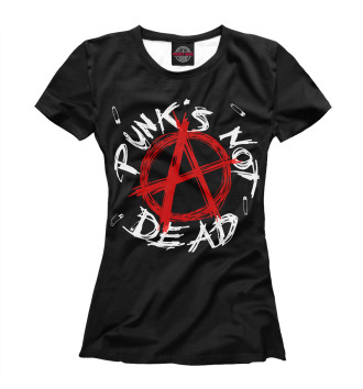 Футболка для девочек Punks not Dead