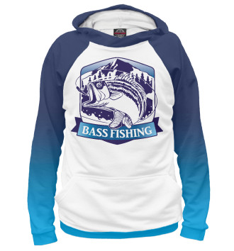 Женское Худи Bass fishing
