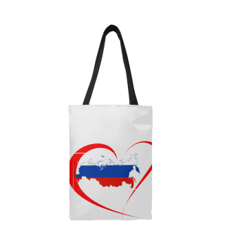 Сумка-шоппер Россия в моём сердце