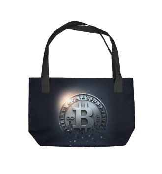Пляжная сумка Bitcoin