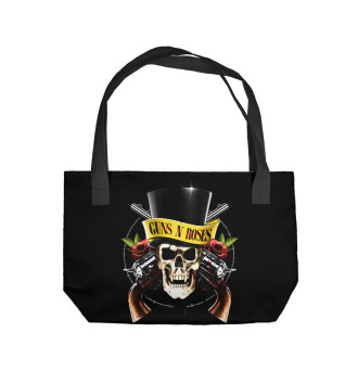 Пляжная сумка Guns N' Roses