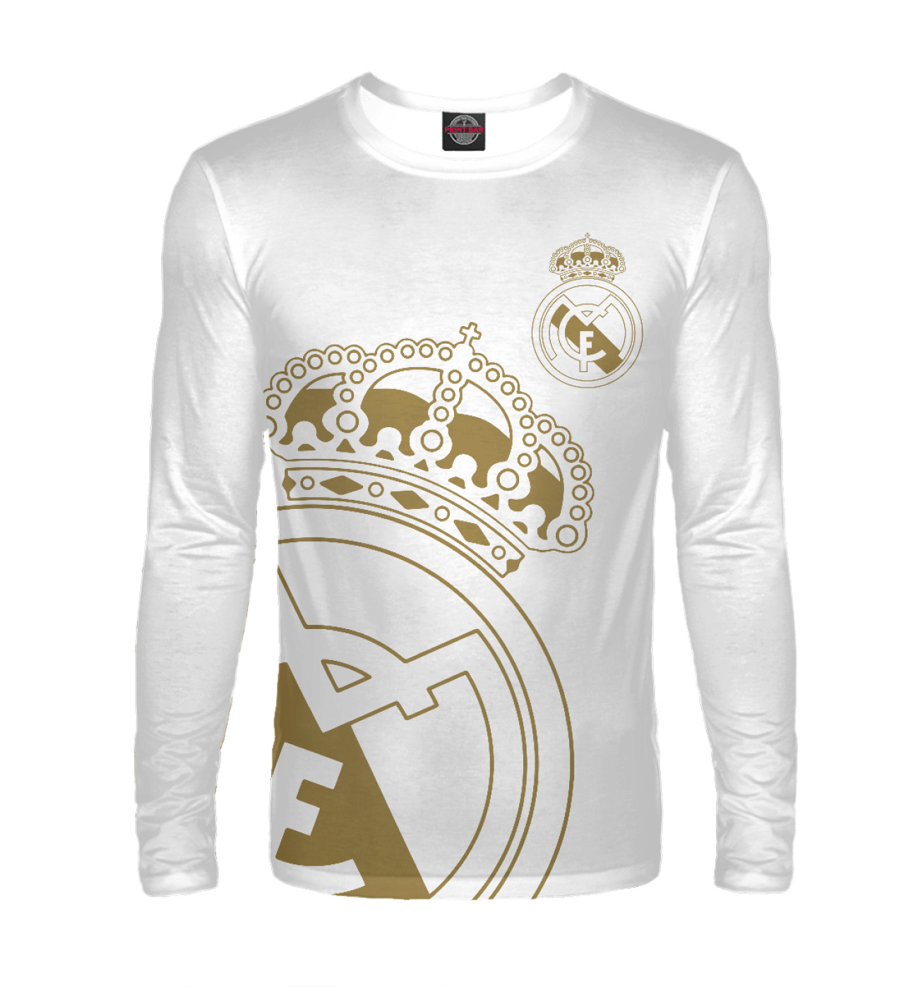 Мужской Лонгслив Real Madrid Gold, артикул: REA-864768-lon-2