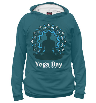 Худи для девочек International yoga day
