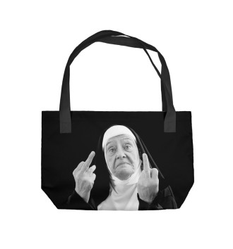 Пляжная сумка Сердитая монашка