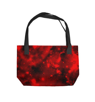 Пляжная сумка Красный космос