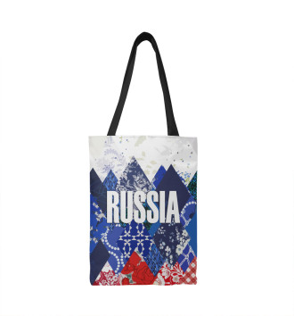 Сумка-шоппер Орнамент – флаг России