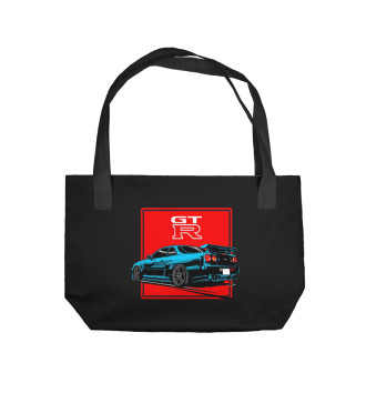 Пляжная сумка Nissan Skyline Gtr R34