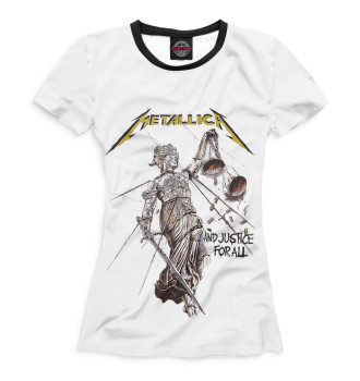 Футболка для девочек Metallica And Justice for All