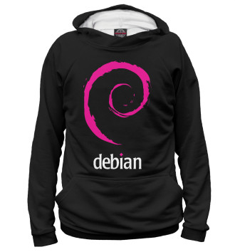 Худи для девочек Debian Linux