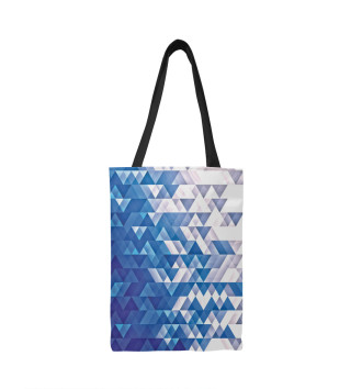 Сумка-шоппер Polygonal Blue