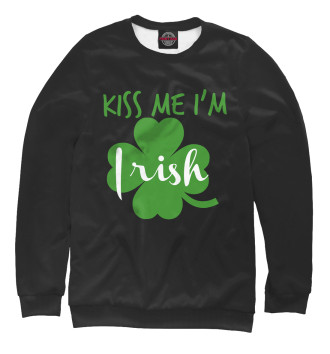 Свитшот для мальчиков Kiss me I'm Irish
